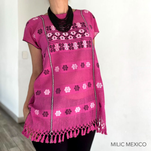 Blusa Amuzga rosa - M