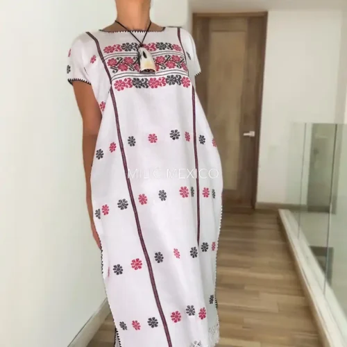 Huipil Amuzgo un lienzo blanco - G