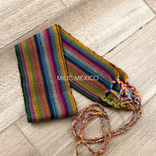 Faja de telar multicolor