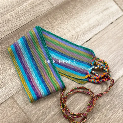 Faja de telar multicolor