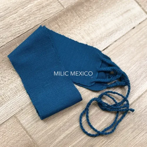 Faja de telar azul
