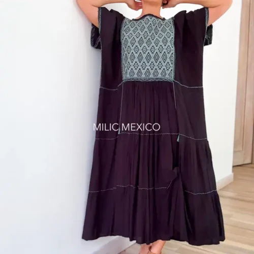Vestido Paloma negro - XXG
