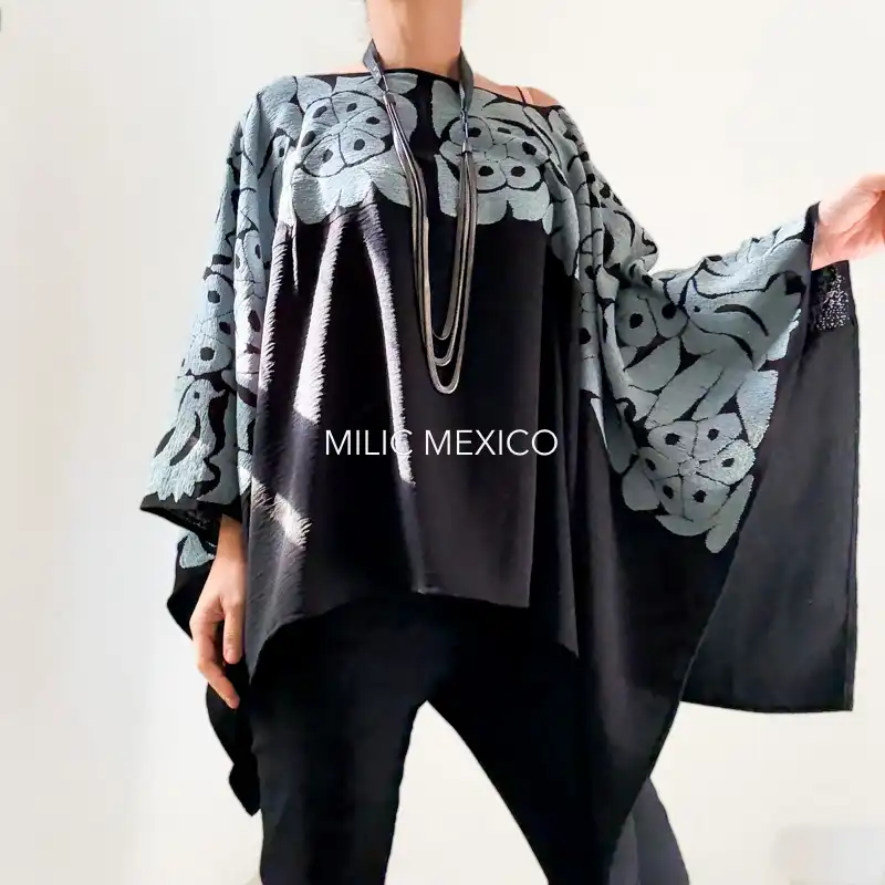 Capa Jalapa negro/gris - Unitalla - Imagen 6