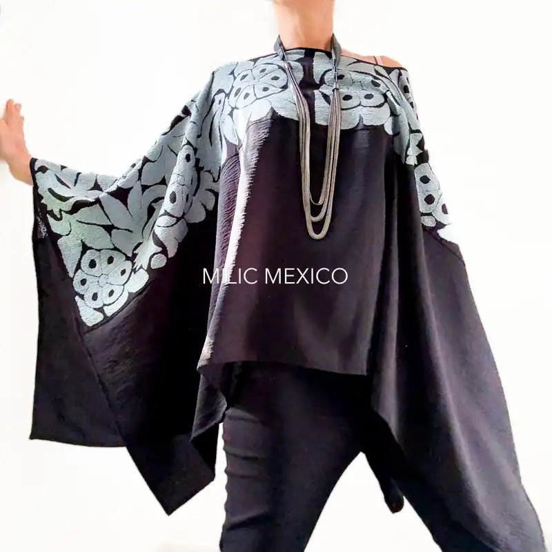 Capa Jalapa negro/gris - Unitalla - Imagen 5