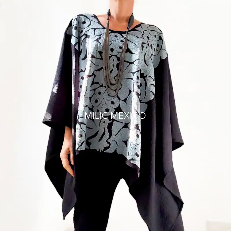 Capa Jalapa negro/gris - Unitalla - Imagen 4