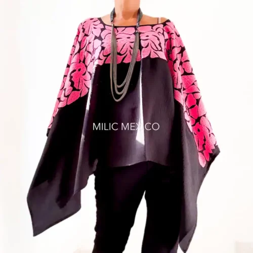 Capa Jalapa negro/rosa - Unitalla