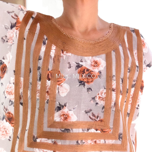 Blusa Cadenilla crochet tostado - M