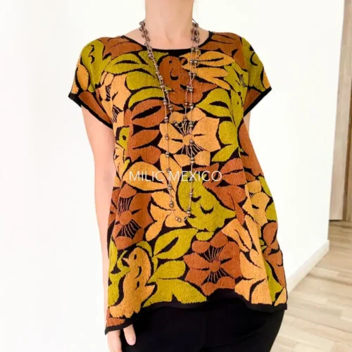 Blusa Jalapa de Díaz otoño - M