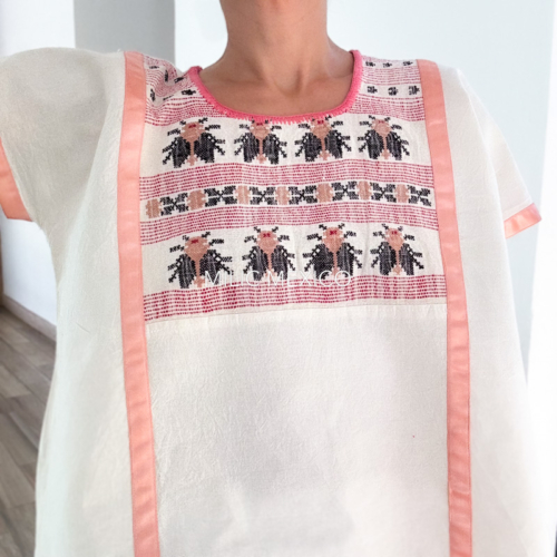 Blusa Amuzga manta blanco - M