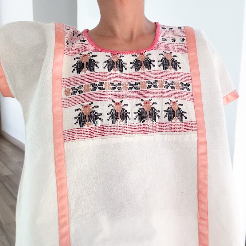Blusa Amuzga manta blanco - M