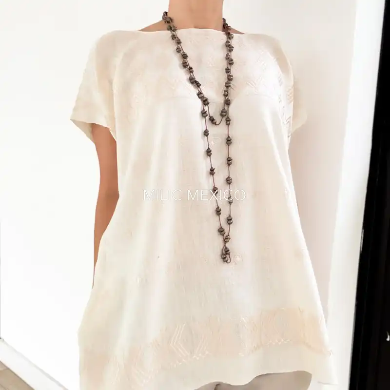 Blusa Carranza crudo - XG - Imagen 4