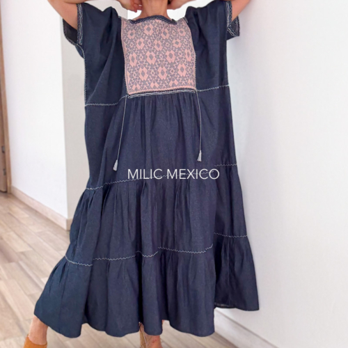 Vestido Paloma mezclilla - 3XG