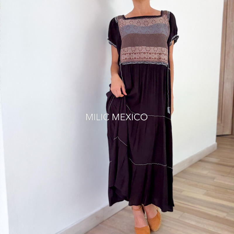 Vestido Paloma negro - G