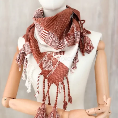 Pashmina Deshilada vino-chedrón