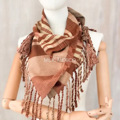 Pashmina Deshilada tostado