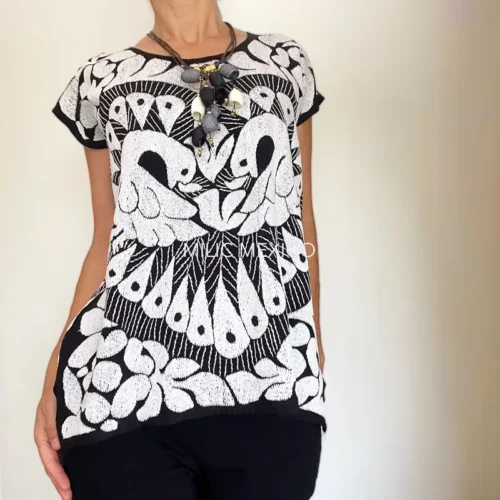 Blusa Jalapa de Díaz blanco - M