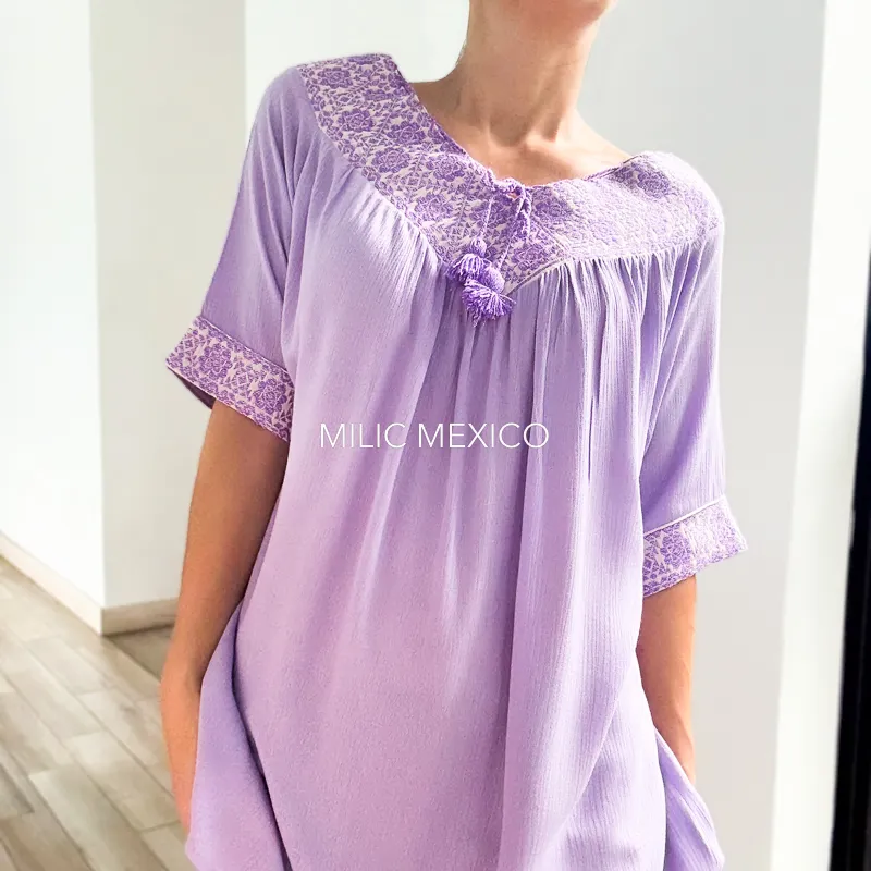 Blusa Pahuatlán lila - G