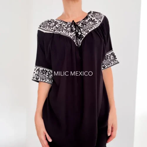 Blusa Pahuatlán negro - XG