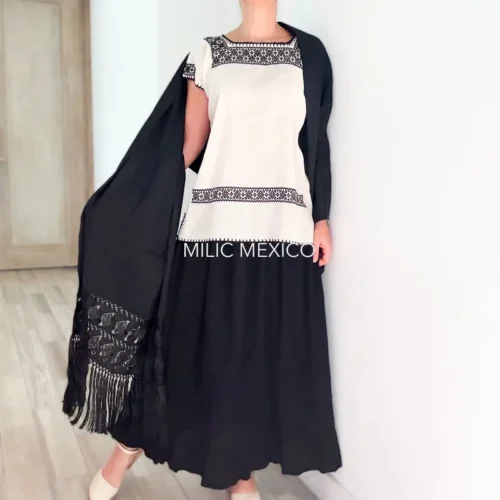 Blusa Pahuatlán blanco - M