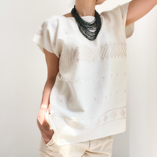 Blusa Carranza beige - XG