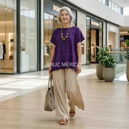 Blusón Carranza morado - XXG