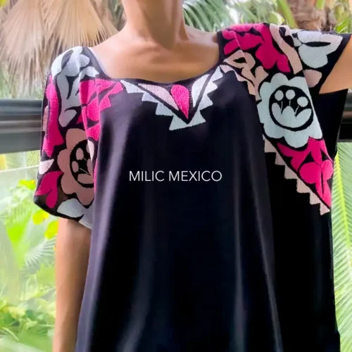 Blusón Jalapa negro - Unitalla Curvy