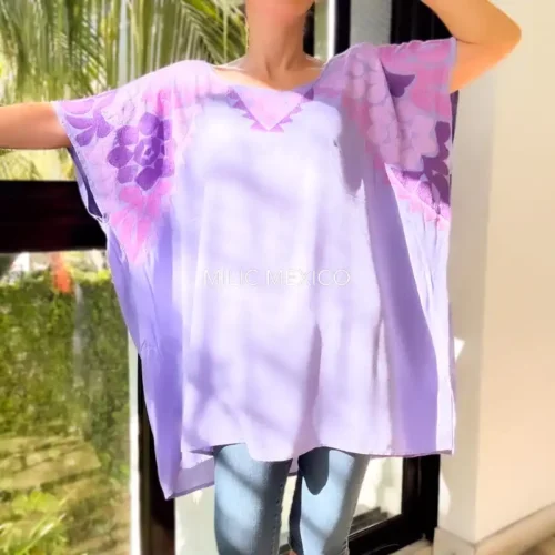 Blusón Jalapa lila - Unitalla Curvy