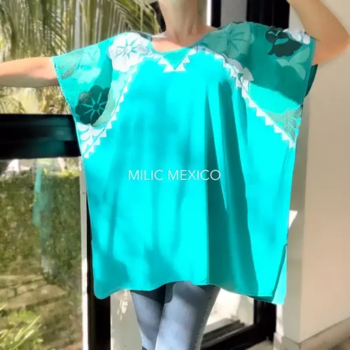 Blusón Jalapa jade - Unitalla Curvy