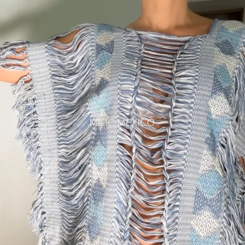 Capa Zinancantán azul cielo - Unitalla