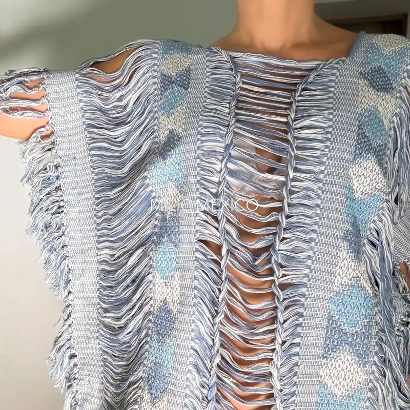 Capa Zinancantán azul cielo - Unitalla