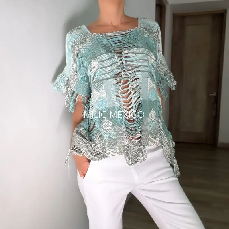 Capa Zinancantán menta - Unitalla - Imagen 3