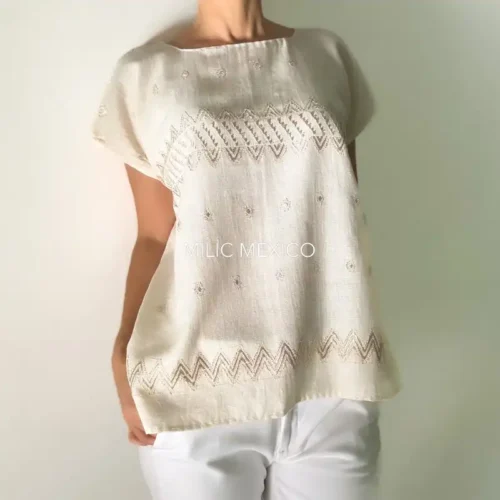 Blusa Carranza beige - G