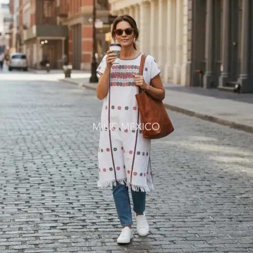 Huipil Amuzgo un lienzo blanco - G