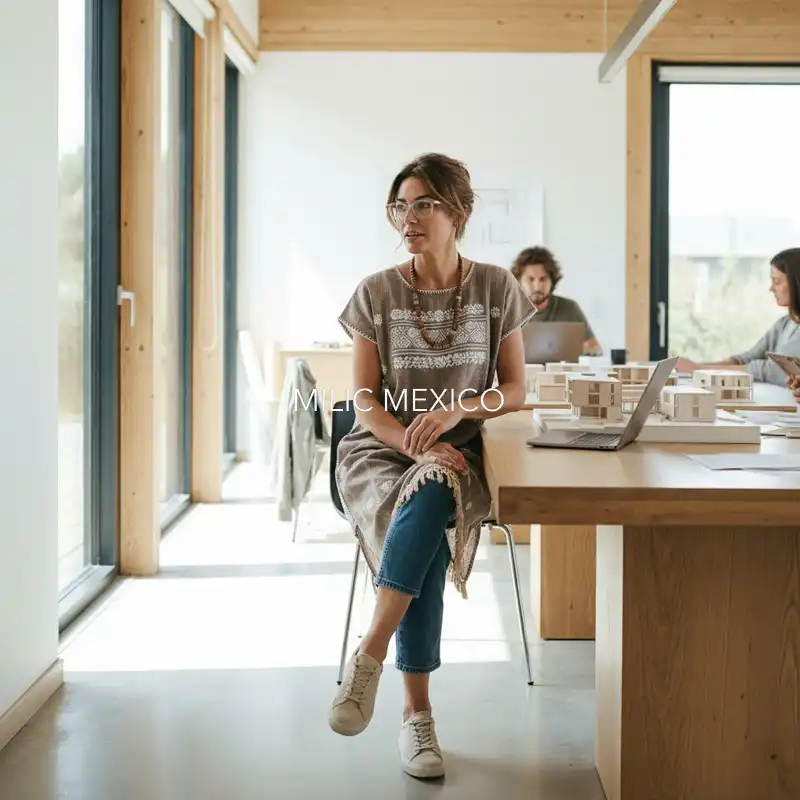 Huipil Amuzgo un lienzo tostado - G - Imagen 2