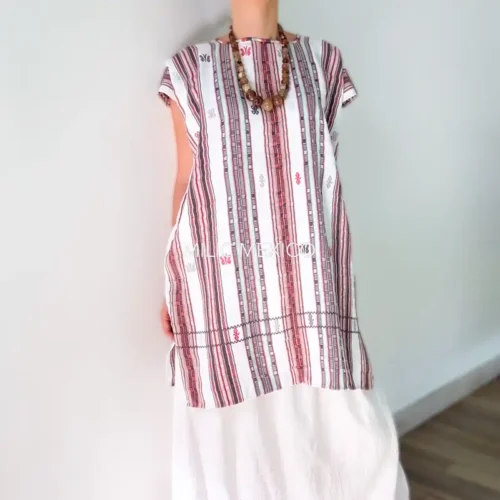 Huipil Clara blanco - G