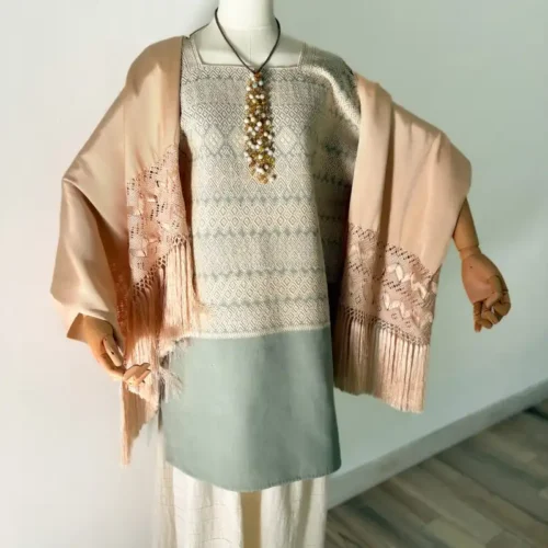 Huipil San Andrés verde seco - G