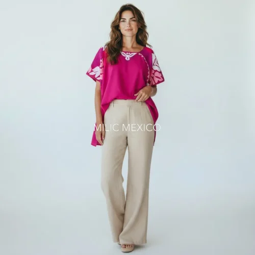 Blusón Jalapa bugambilia- Unitalla Curvy
