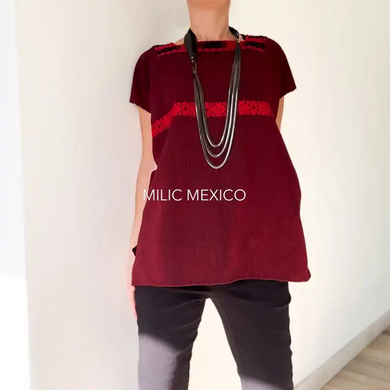 Blusa Aldama rojo - G - Imagen 3