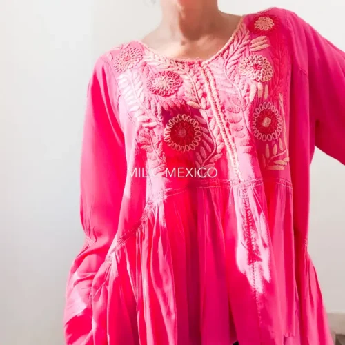 Blusa Ángela rosa chicle - G