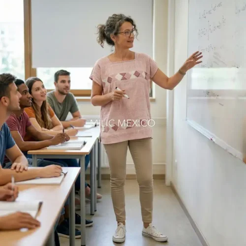 Blusa de telar Zinancantán rosa - M