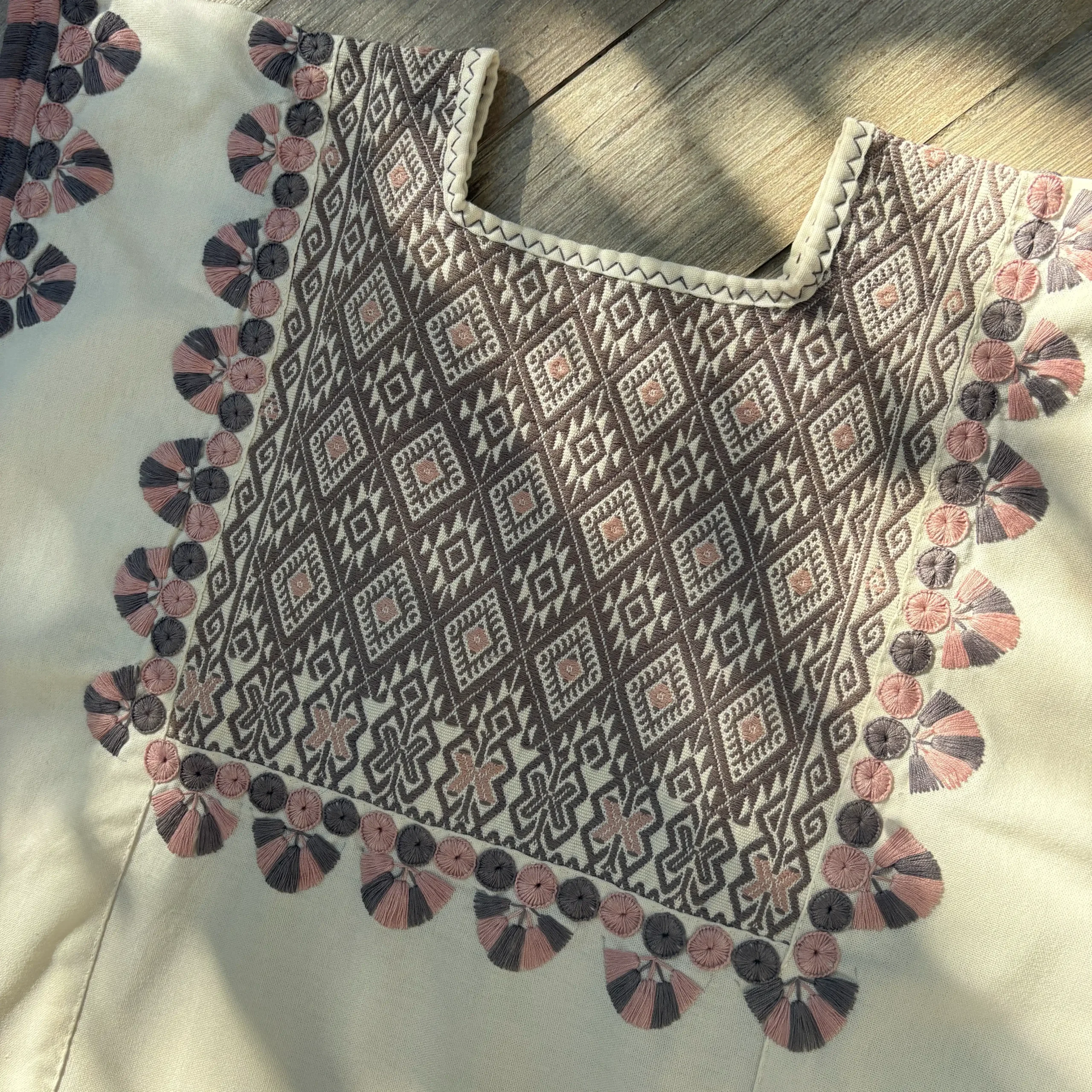 Huipil Sofía blanco - XG - Imagen 6