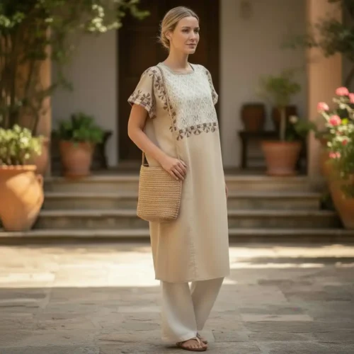 Huipil Sofía beige - XG