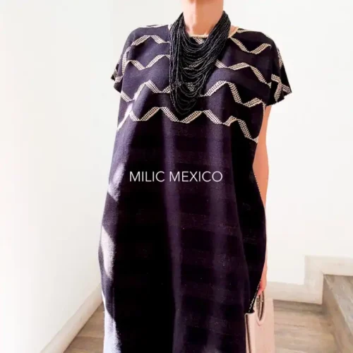 Huipil Agustina negro - XG