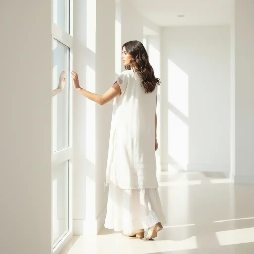 Huipil Agustina hueso - M/G - Imagen 3