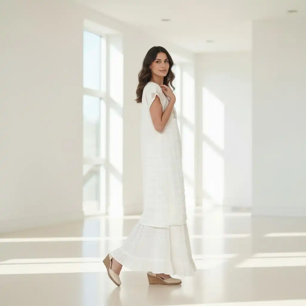 Huipil Agustina hueso - M/G - Imagen 2