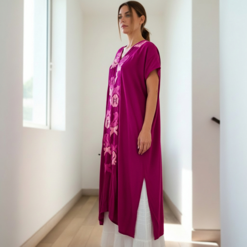 Túnica Jalapa de Díaz bugambilia - XXG