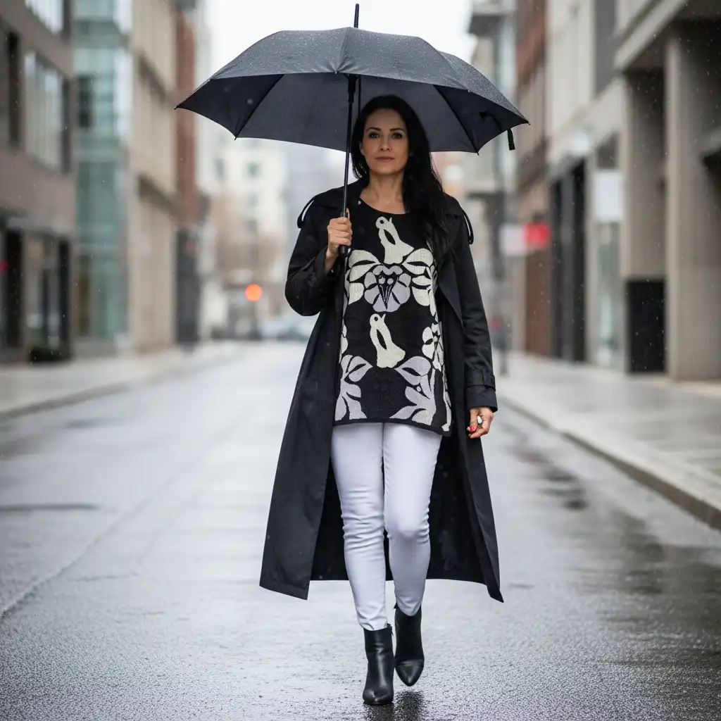 Blusa Jalapa de Díaz negro - M