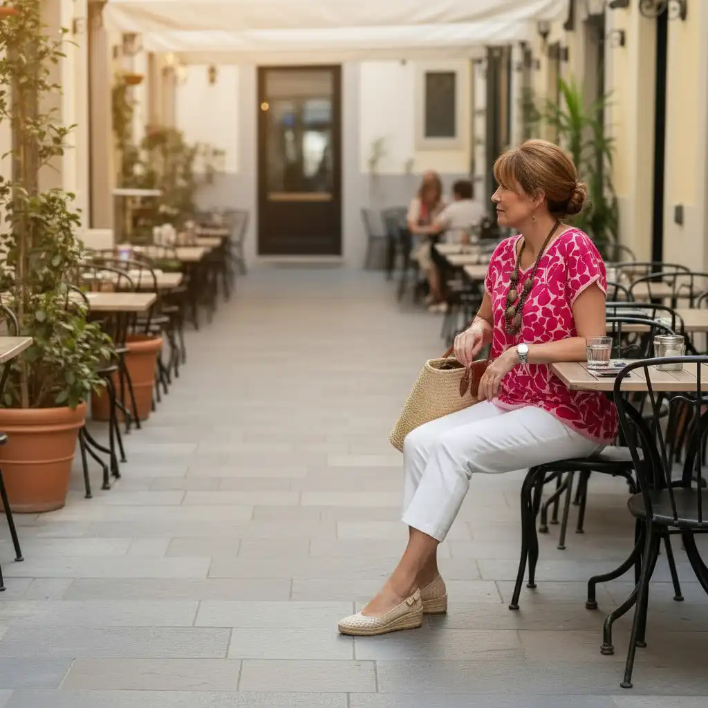Blusa Jalapa de Díaz rosa - M - Imagen 2