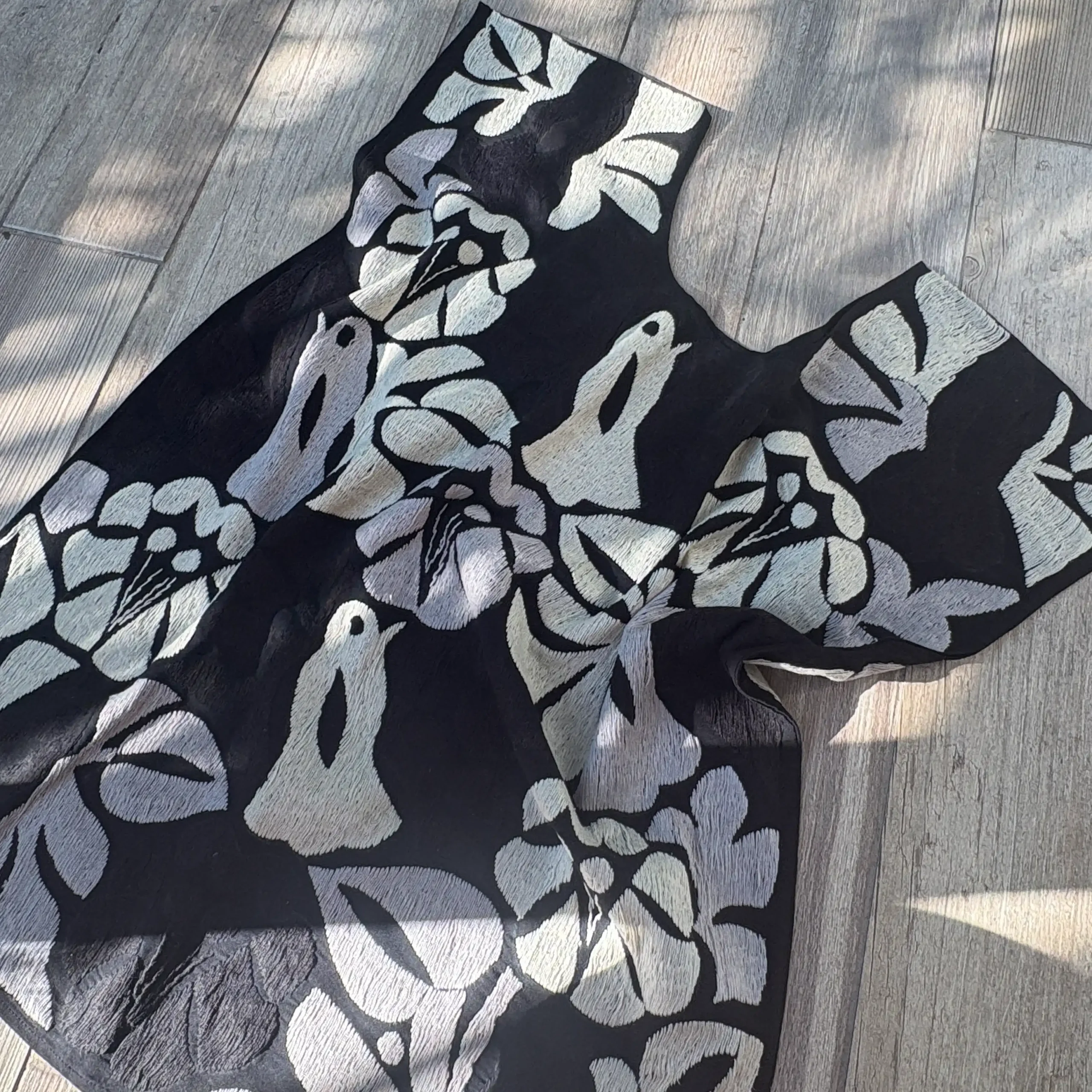 Blusa Jalapa de Díaz negro - M - Imagen 5