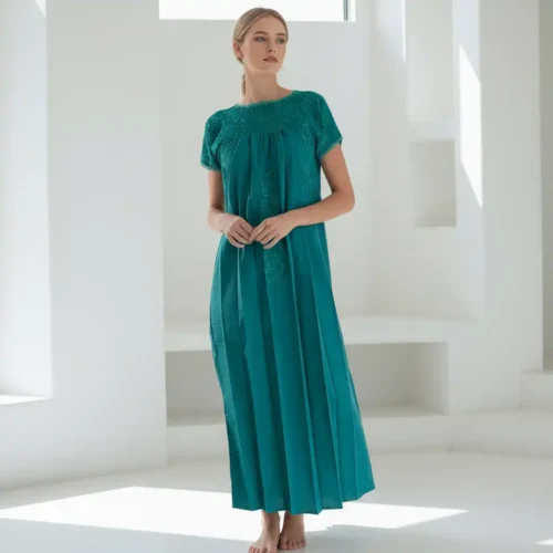 Vestido San Antonino jade - M